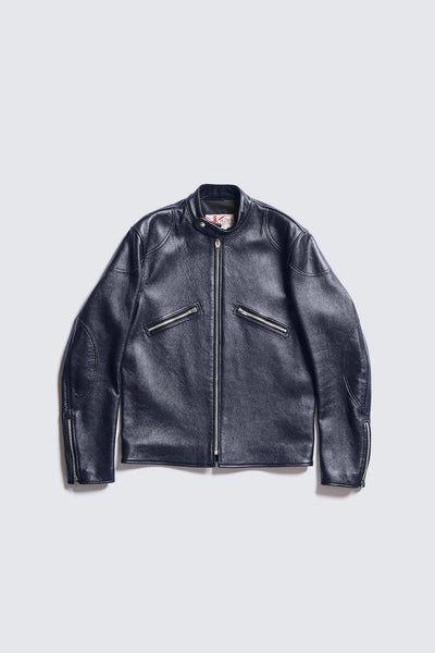 LEATHER JACKET - SHEEP DARK BLUE – ADDICT CLOTHES LEATHER JACKET - SHEEP DARK BLUE – ADDICT CLOTHES