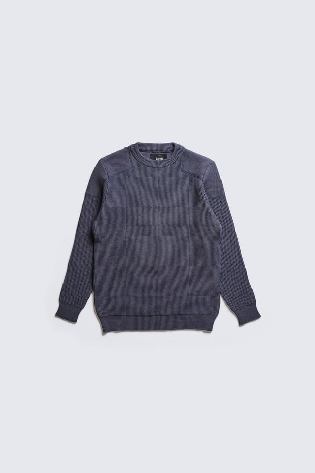 ACV-KN01 PADDED WAFFLE COTTON KNIT