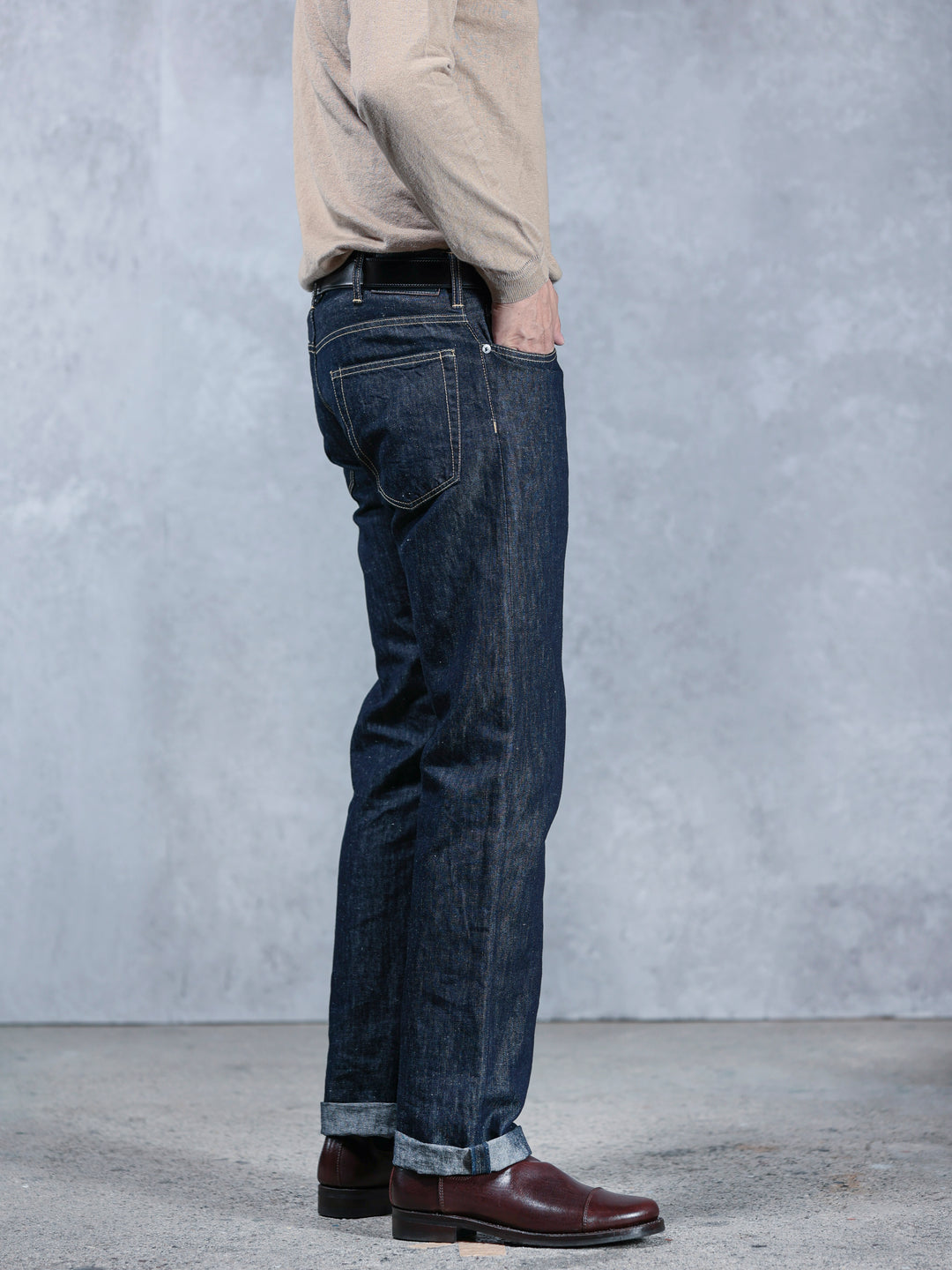 HN4687ページ ACV-P01CLD COTTON LINEN TAPERED DENIM – ADDICT CLOTHES
