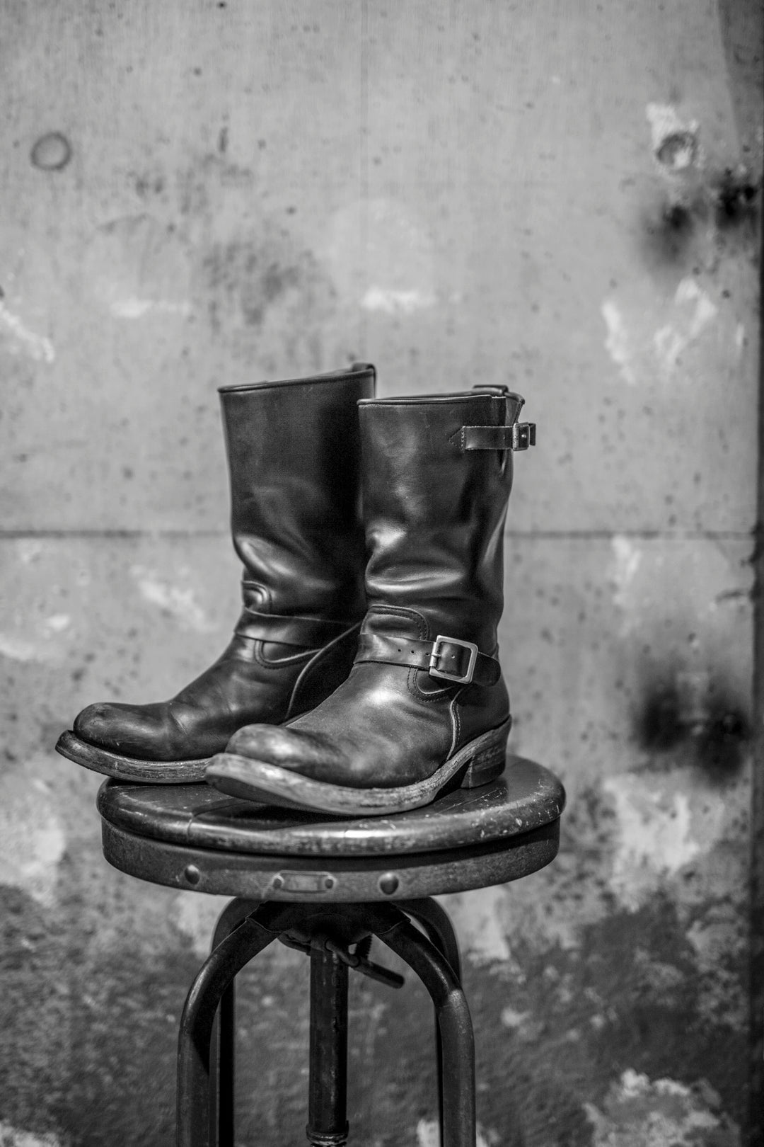 AB-01-RD STEERHIDE ENGINEER BOOTS – ADDICT CLOTHES